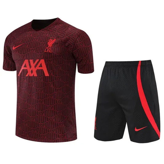 Liverpool Short Sleeve Set Red/Black 2023-24