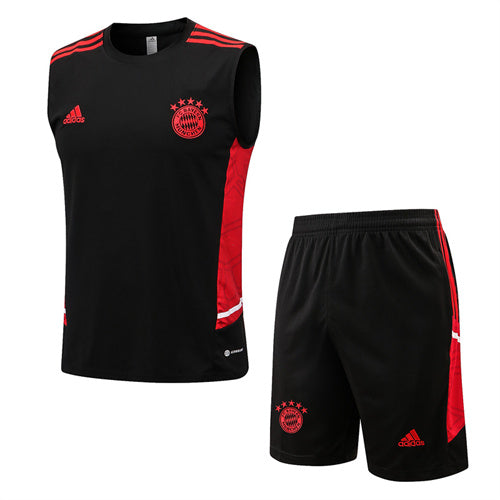 Bayern Munich Vest Set Black/Red 2022-23