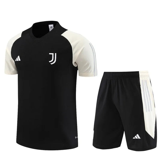 Juventus Short Sleeve Set Black/White 2023-24