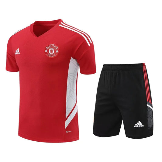 Manchester United Short Sleeve Set Red/Black 2022-23