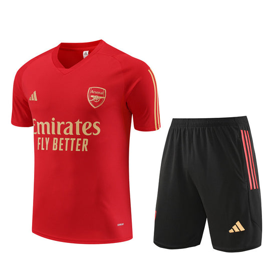 Arsenal Short Sleeve Set Red/Black 2023-24