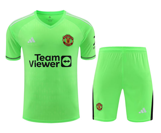 Manchester United Short Sleeve Set Green 2023-24