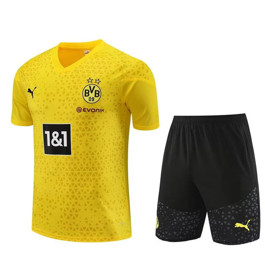 Dortmund Short Sleeve Set Yellow/Black 2023-24