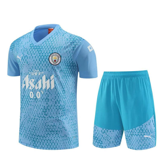 Manchester City Short Sleeve Set Light Blue 2023-24