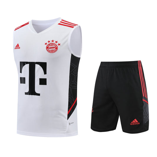 Bayern Munich Vest Set White/Black/Red 2023-24