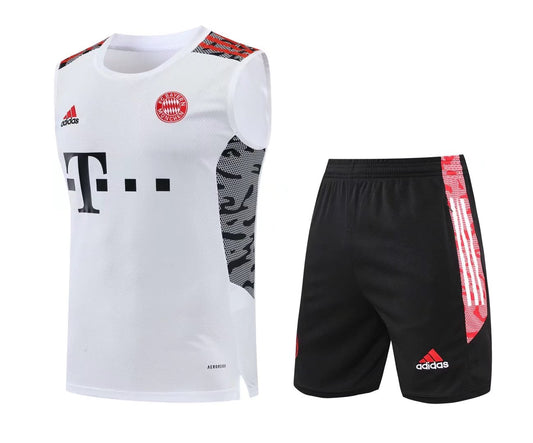 Bayern Munich Vest Set White/Black/Red 2022-23