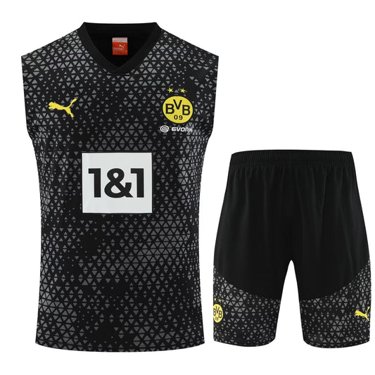 Dortmund Vest Set Black/Yellow 2023-24