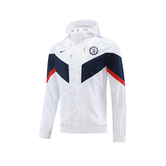 Chelsea Windbreaker Jacket White/Blue/Red 2022-23