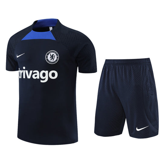 Chelsea Short Sleeve Set Navy/Blue 2022-23