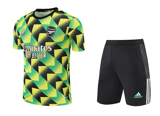 Arsenal Short Sleeve Set Green/Black 2022-23